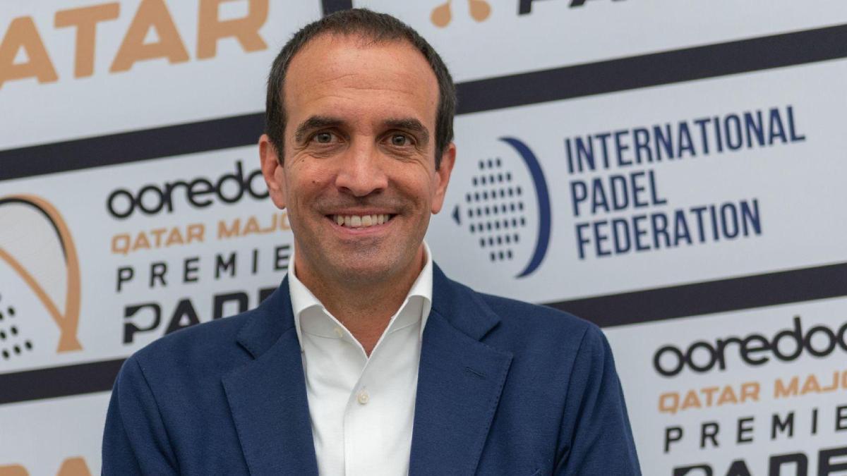 Luigi Carraro tras la rueda de prensa en Doha