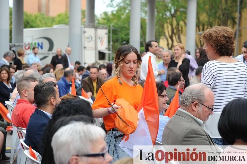 Albert Rivera, líder de Ciudadanos, en Murcia