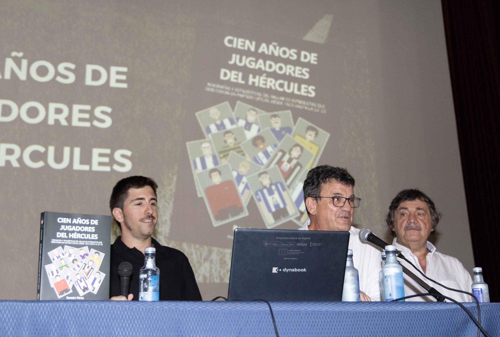 Presentación del libro de Ramón Pérez "100 años de jugadores del Hércules de Alicante"