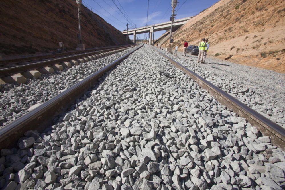 Abren el tramo afectado por las lluvias en la Font de la Figuera