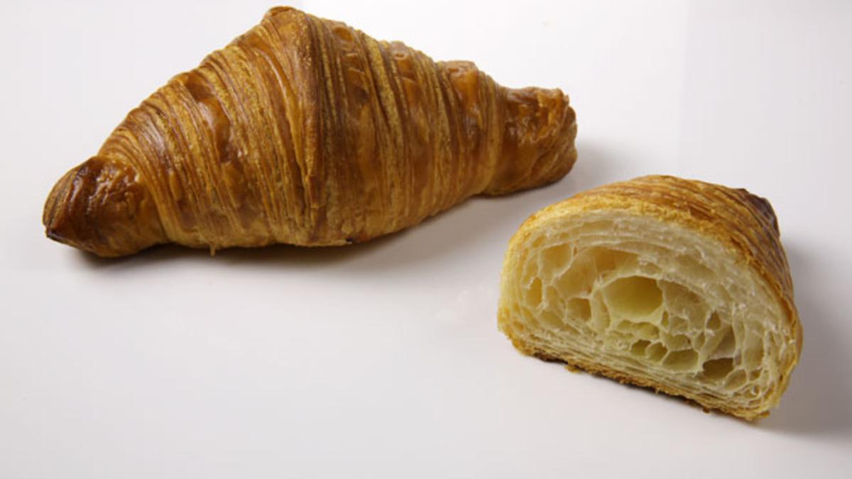 El cruasán de Pastisseria Canal se elabora con mantequilla y harina francesas 'top'.