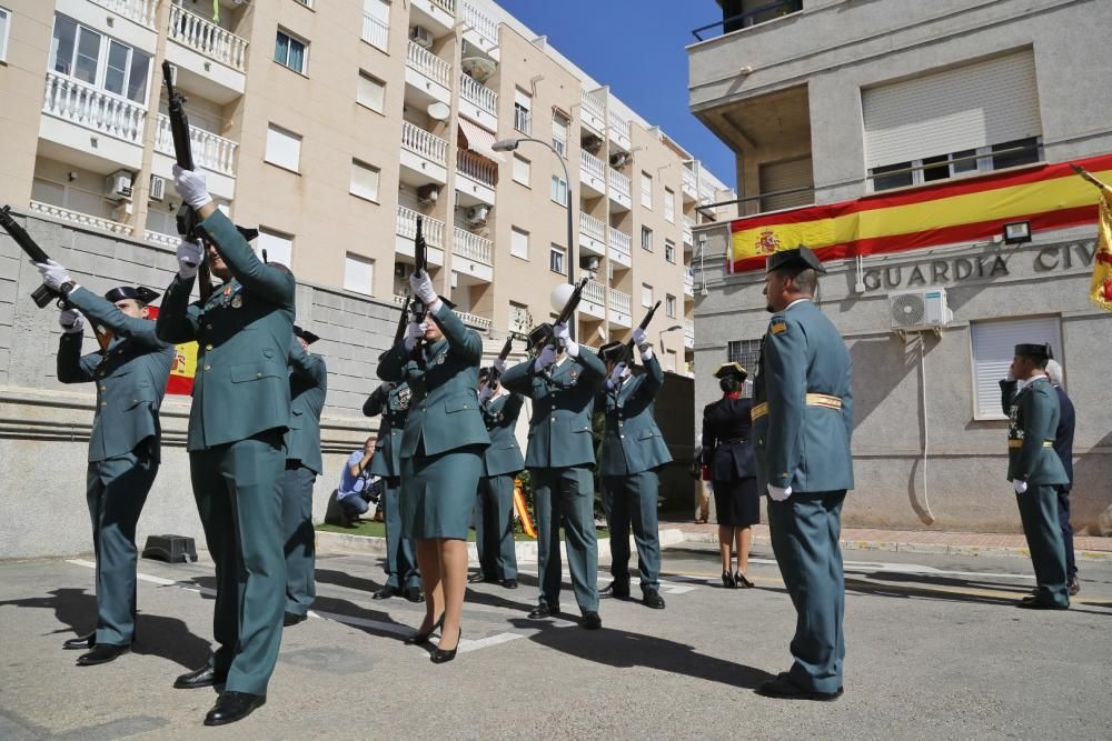 Misa y acto castrense en el cuertel de la Compañía de la Guardia Civil de Torrevieja y la Vega Baja el día de la Virgen del Pilar