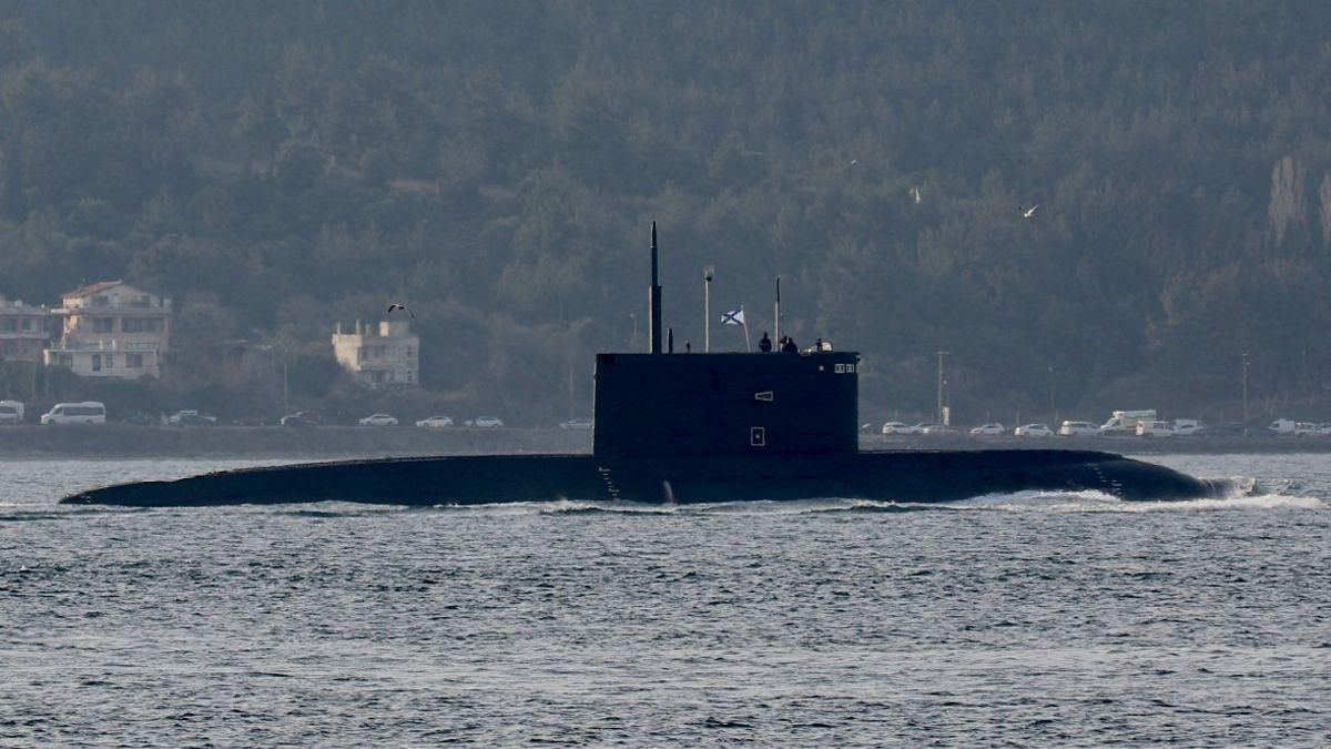 Un submarino de la Armada rusa.