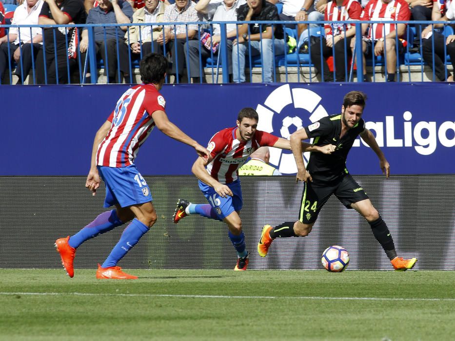 El partido entre el Atlético de Madrid y el Sporting, en imágenes