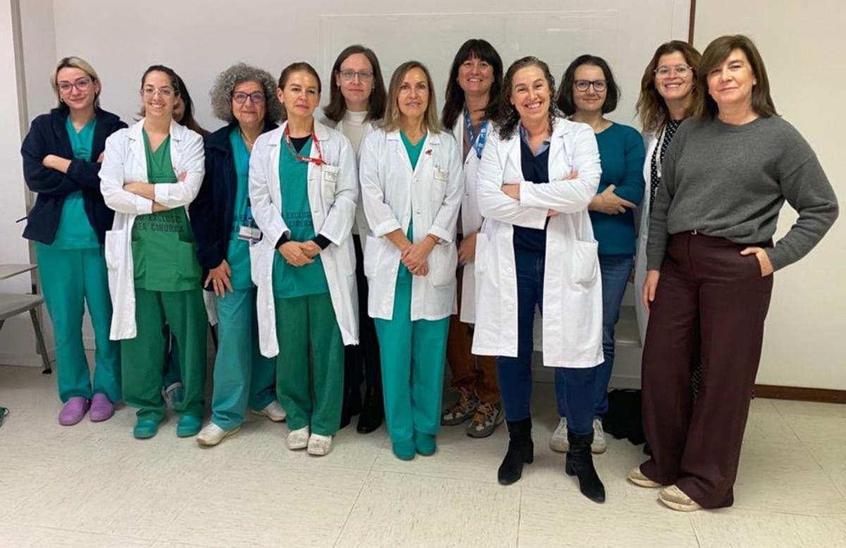 Profesionales del Servicio de Obstetricia y Ginecología del Chuac.  | // CEDIDA