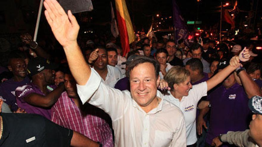 El presidente electo de Panamá, Juan Carlos Varela
