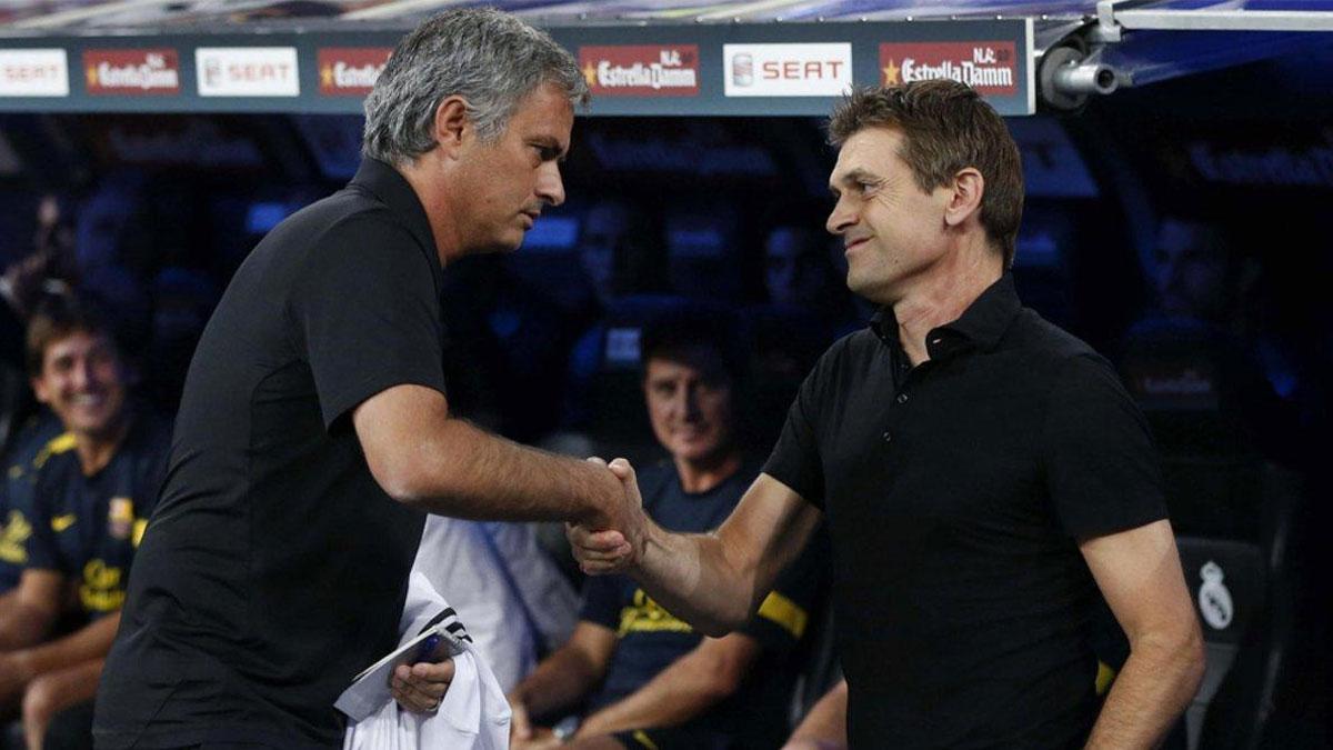 José Mourinho y Tito Vilanova