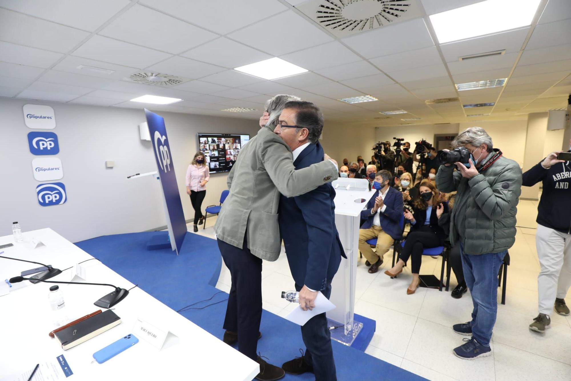 FOTOGALERÍA | Azcón anuncia su candidatura a la presidencia del PP en Aragón