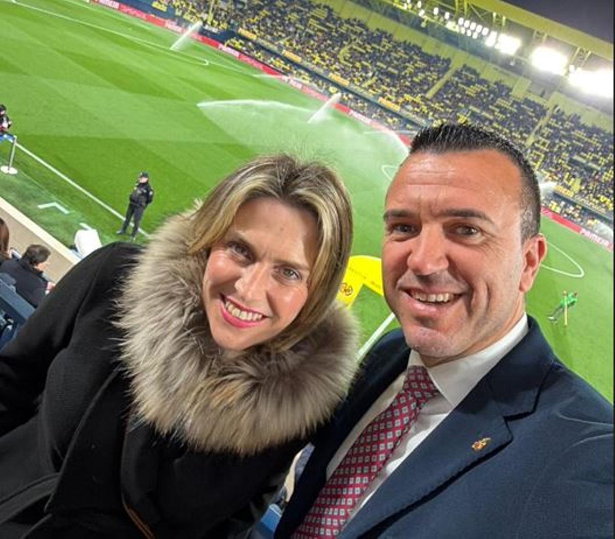 Barrachina y Mompó, anoche en Vila-real.