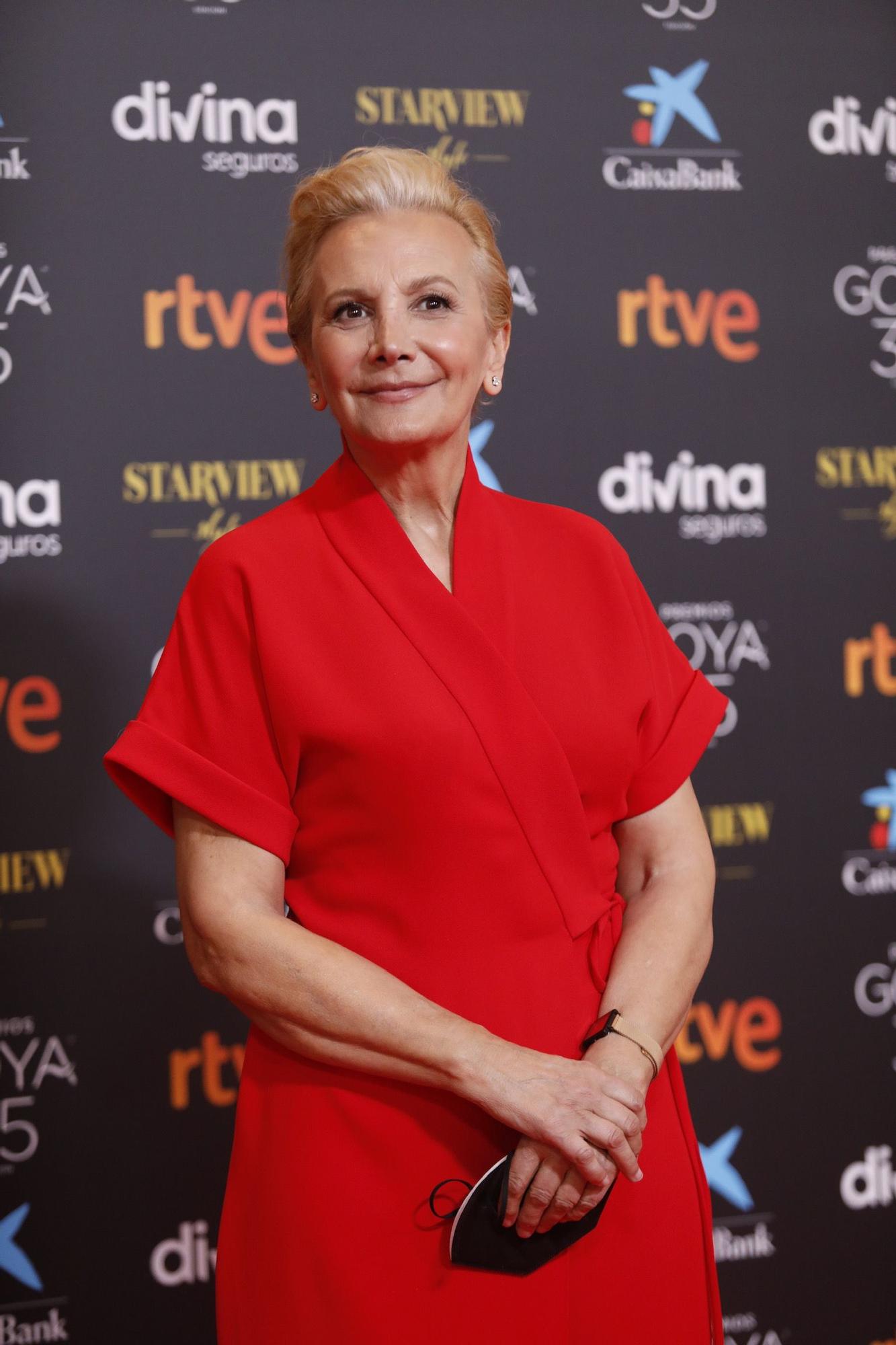 Alfombra roja de la gala de los Goya 2021 en Málaga