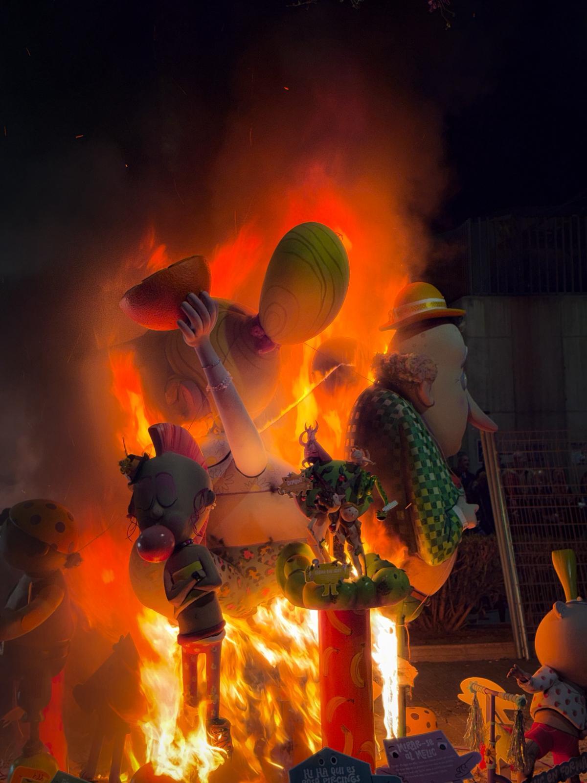 Cremà de Cronista, primer premio en infantil de Torrent.