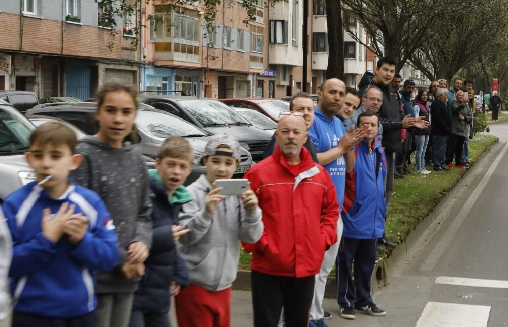 Segunda etapa de la Vuelta a Asturias entre Ribera de Arriba y el Alto del Acebo.