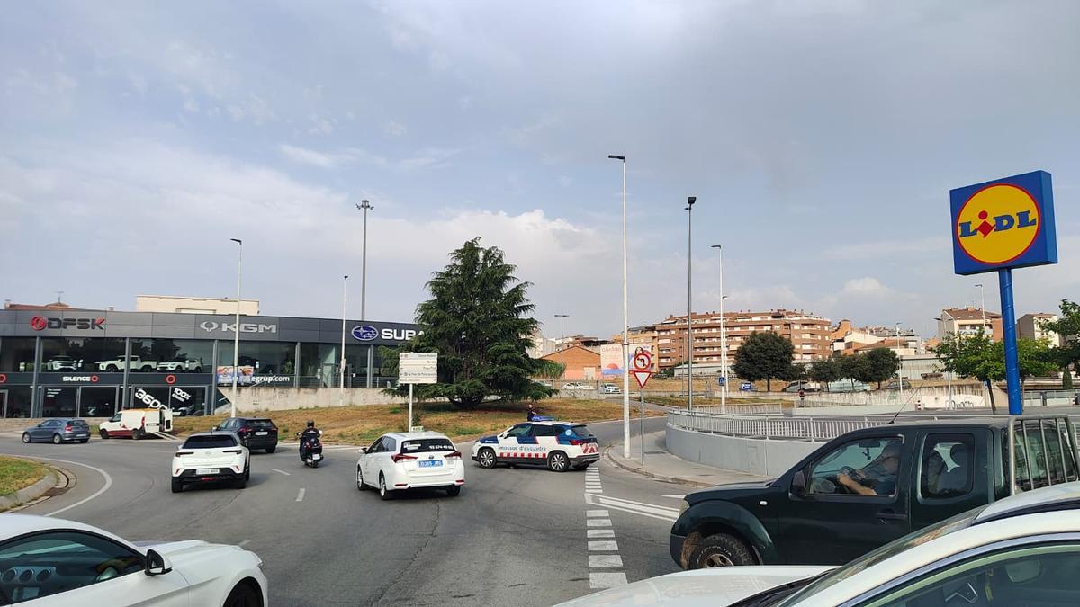 Incendi a la fàbrica Lipmes de Manresa