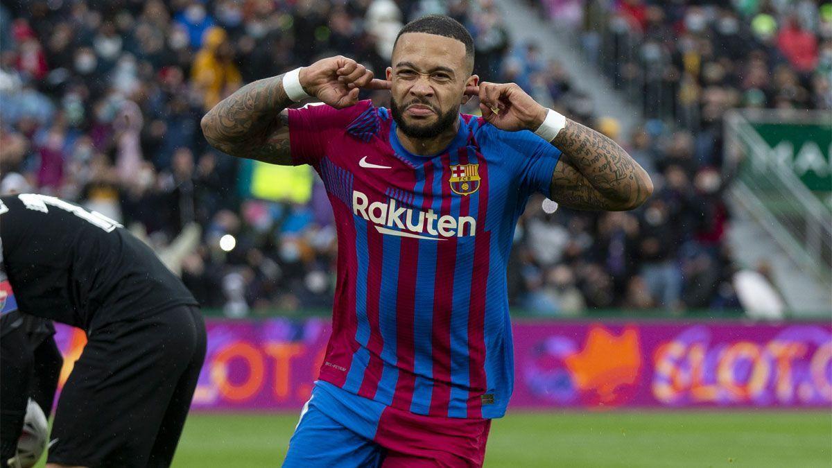 Memphis fichó por el Barça procedente del Lyon en 2021