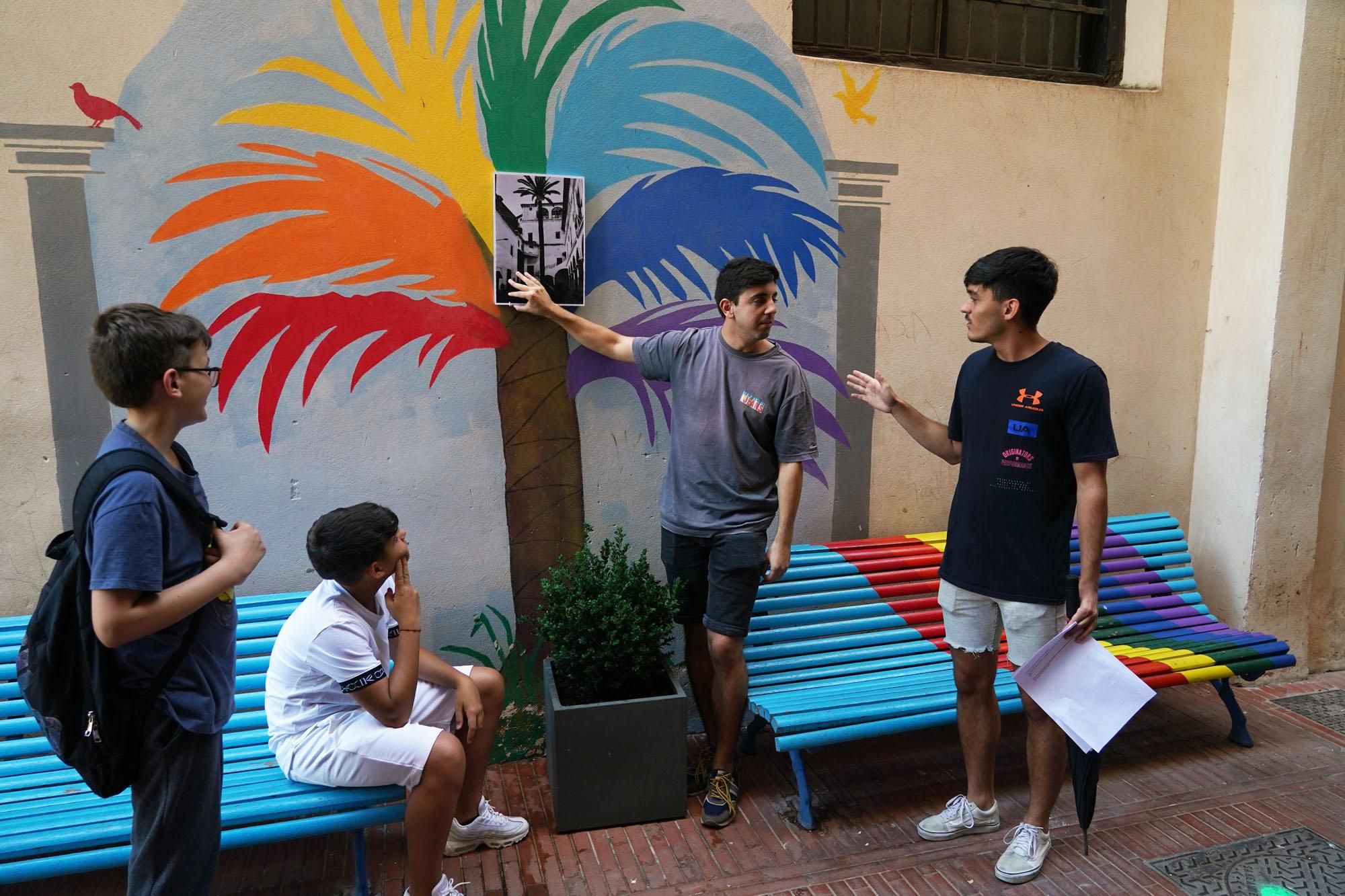 Visita guiada de los alumnos del Colegio Prácticas nº1 para dar a conocer la riqueza del edificio