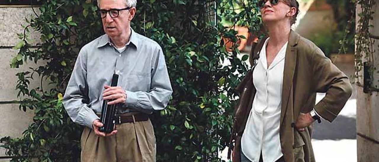 Woody Allen como actor en una de sus películas más recientes, ´A Roma con amor´.