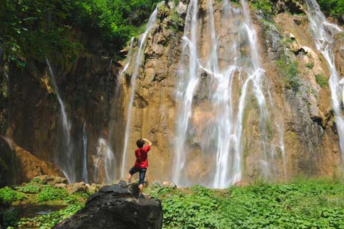 Veliki Slap, o Gran Cascada, en el  Parque Nacional de los Lagos de Plitvice.