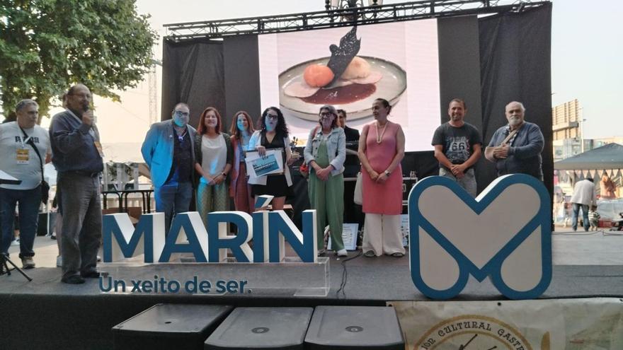 Entrega del premio a los ganadores.