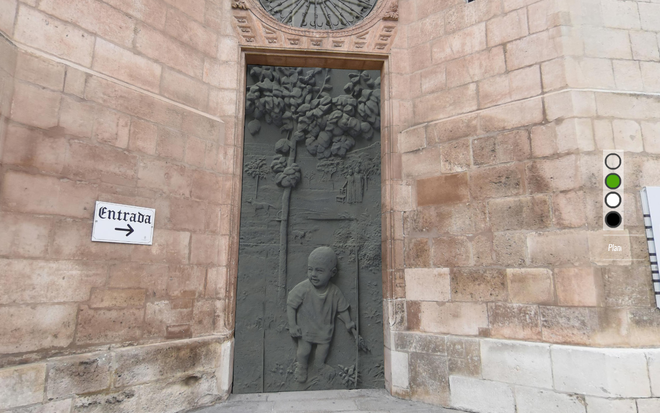 Diseño puertas Antonio López catedral de Burgos