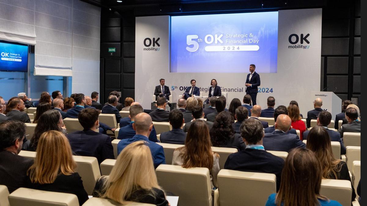Othman Ktiri, consejero delegado de OK Mobility, este lunes en Madrid presenta los resultados de 2024