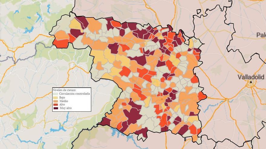 Mapa del coronavirus en Zamora: los pueblos con contagios COVID