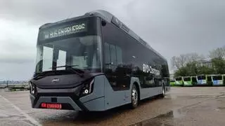Vigo prueba un nuevo autobús 100% eléctrico carrozado en la compostelana Castrosúa