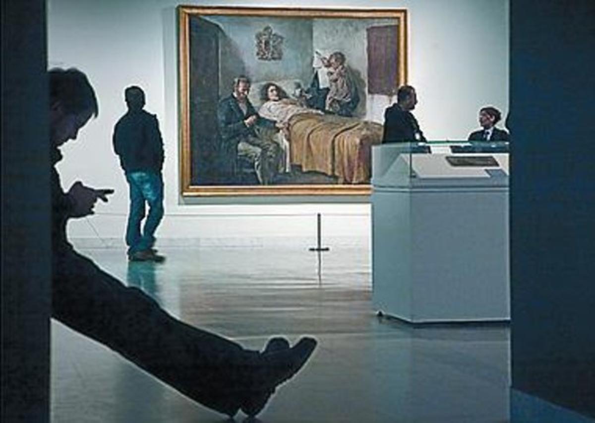 El quadro de Picasso ’Ciència i caritat’. El quadro de Picasso ’Ciència i caritat’.