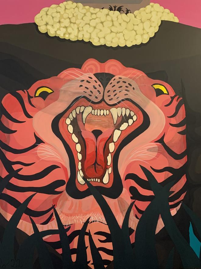 Francesc Rosselló, "Testa di tigre", 2022
