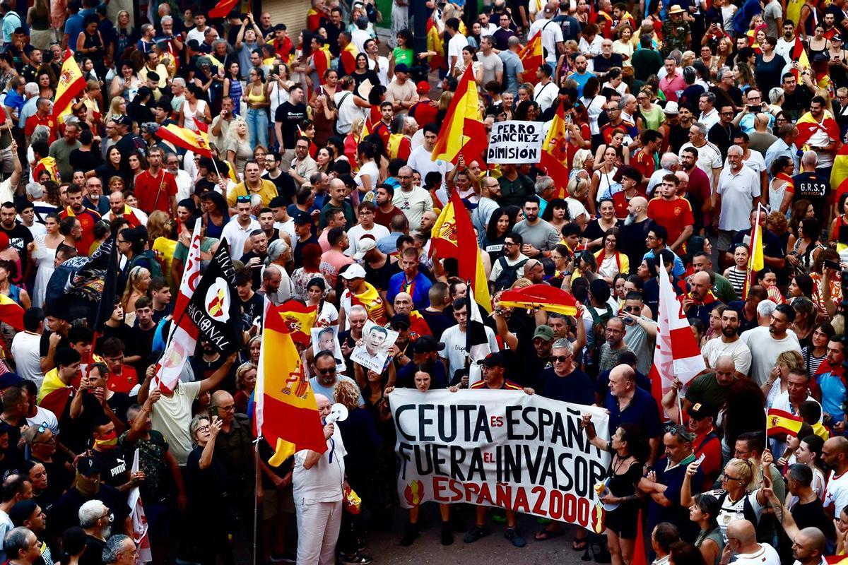 Manifestación en València en apoyo a Ceuta Manifestación en València en apoyo a Ceuta