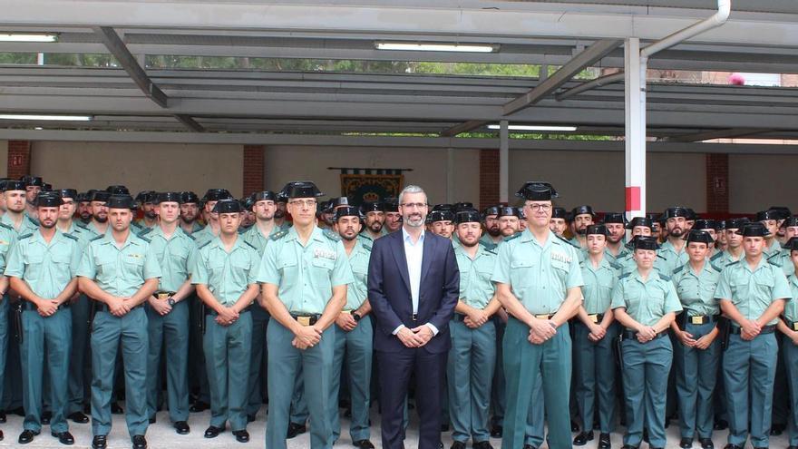 Un total de 135 guardias civiles harán sus prácticas este verano en la Región de Murcia