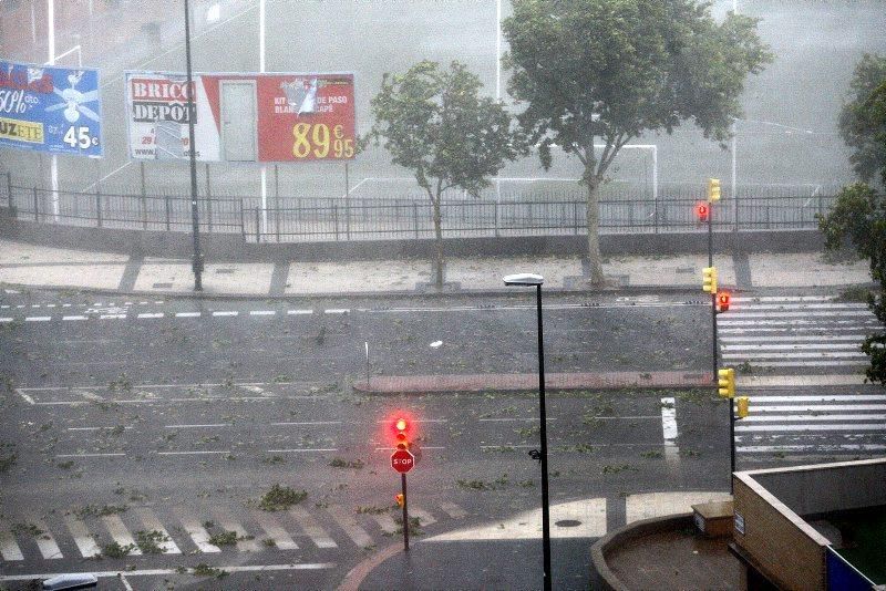 Fuerte tormenta en Zaragoza