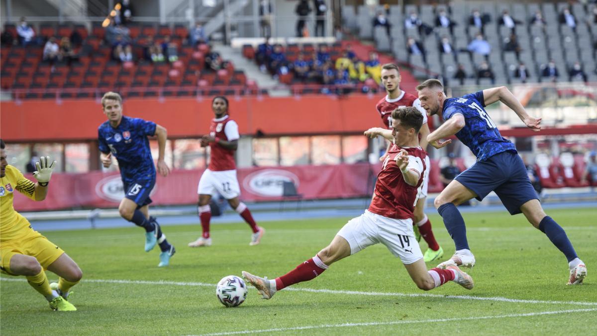 Austria no pasó del empate ante Eslovaquia en su último ensayo previo a la Eurocopa