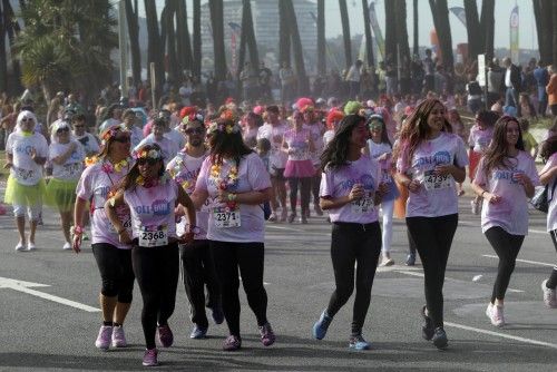 Samil se tiñe de múltiples colores con la Holi Run