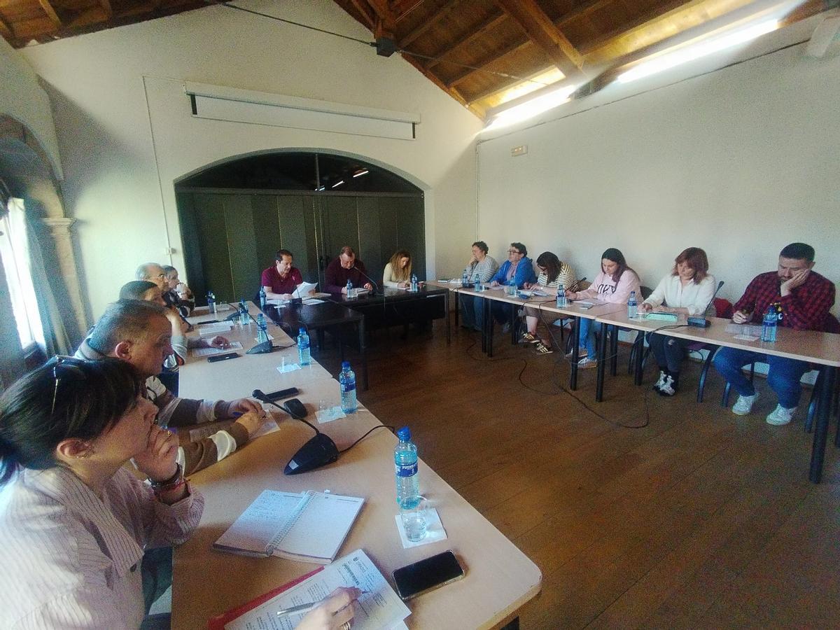 La Corporación, durante la sesión plenaria este martes.