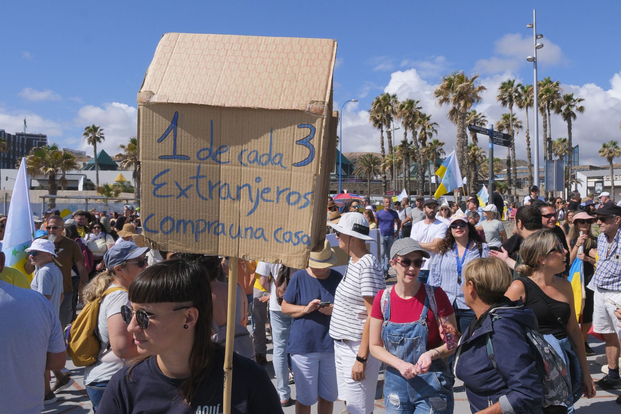 Manifestación Canarias tiene un límite 18M en Las Palmas de Gran Canaria