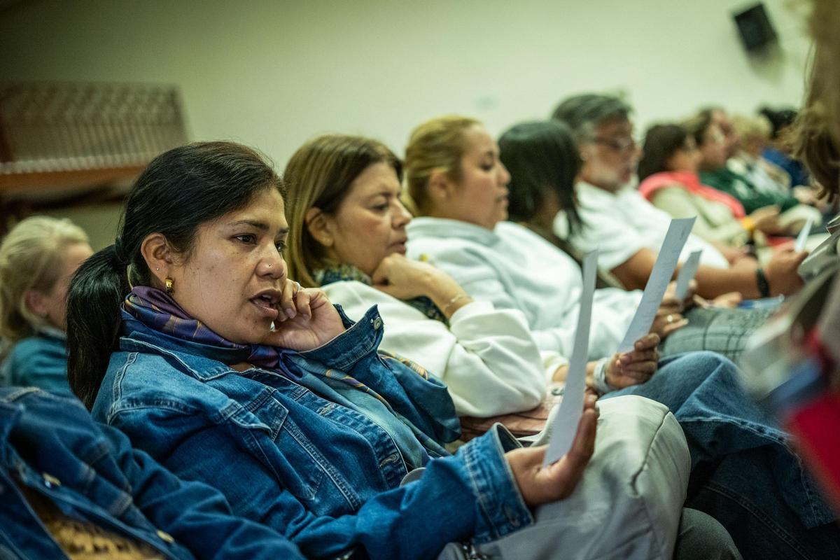 Reunión con los voluntarios del papa en el Seminario