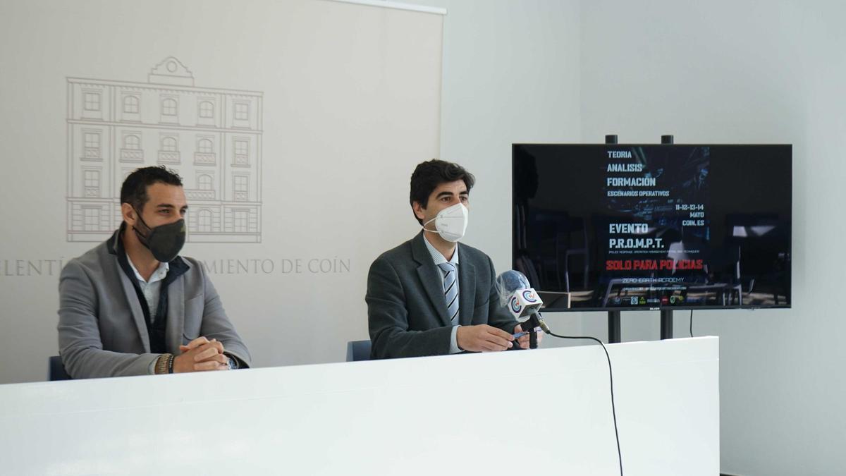 Presentación del campus internacional para policías de Coín.