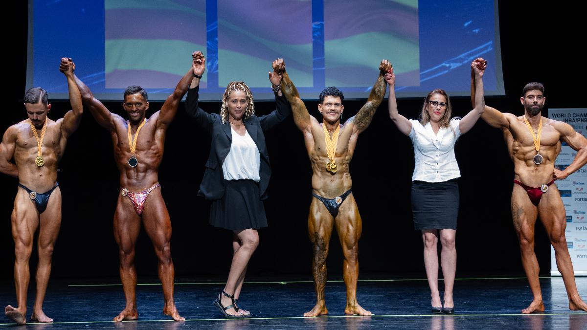 Protagonistes del Campionat de culturisme
