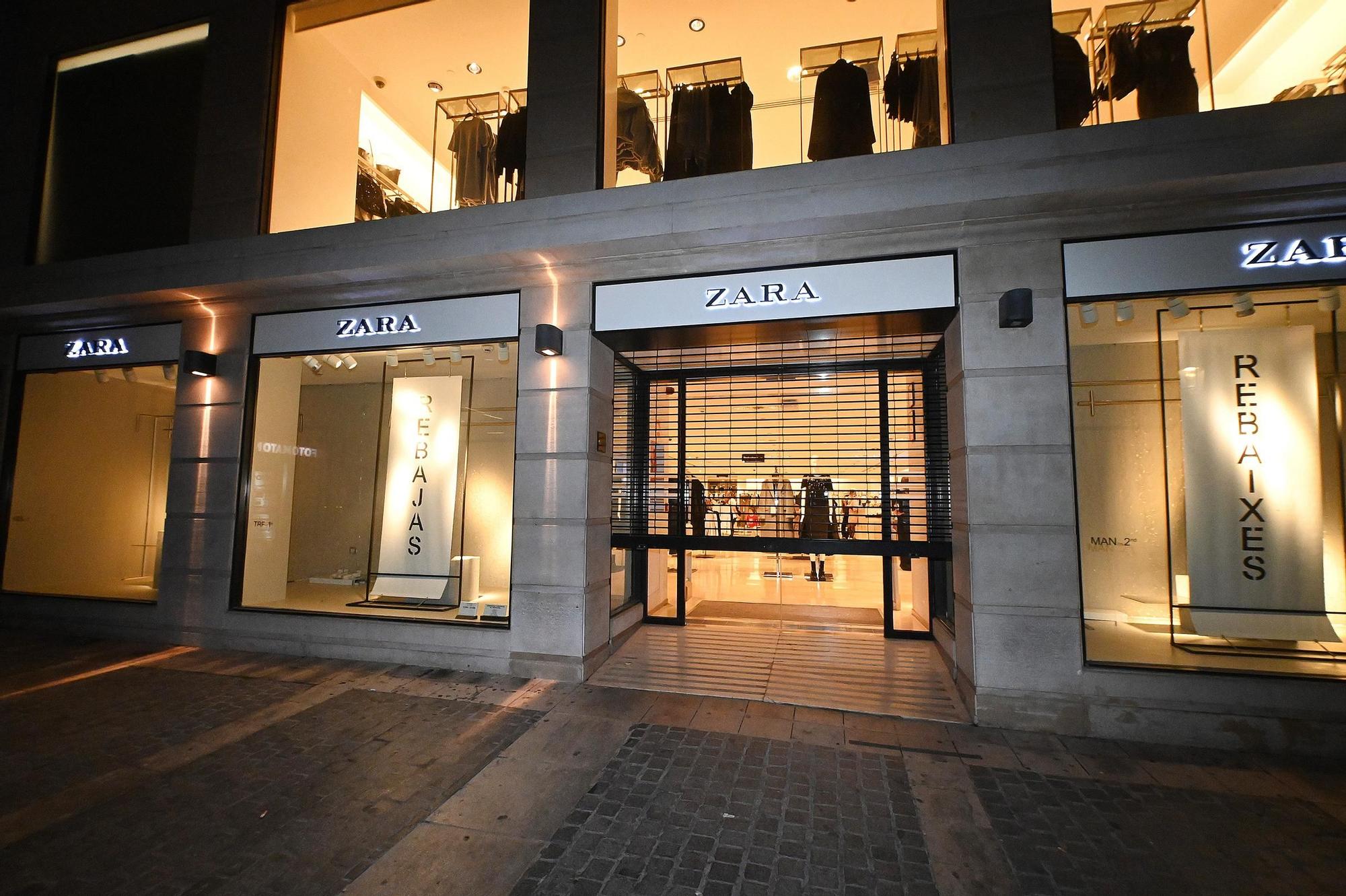 Cierre de la tienda de Zara en el centro de Castelló