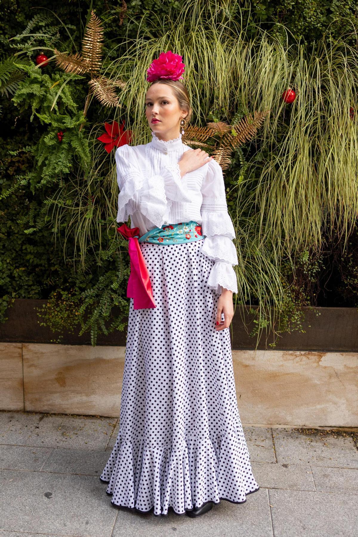 Falda rociera de la colección de Fabiola 1987.