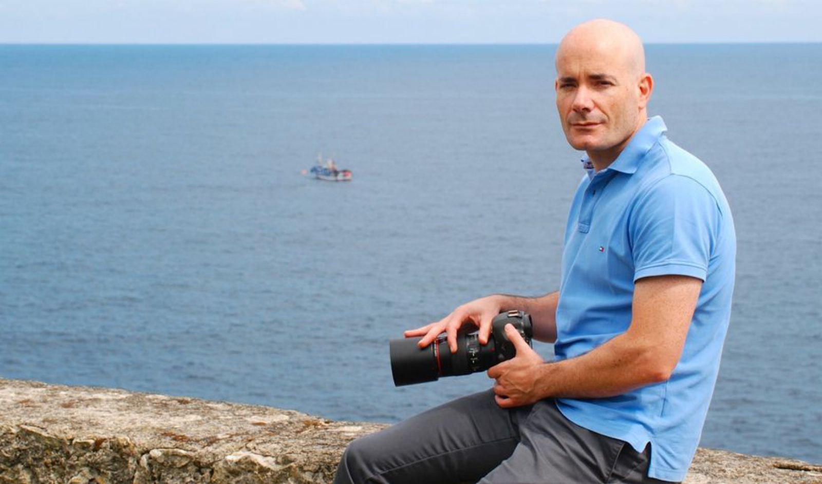 Rodrigo Núñez Buj, en el paseo de San Pedro de la villa llanisca. | Ramón Díaz