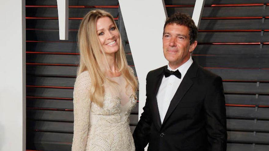 Antonio Banderas con Nicole Kimpel.