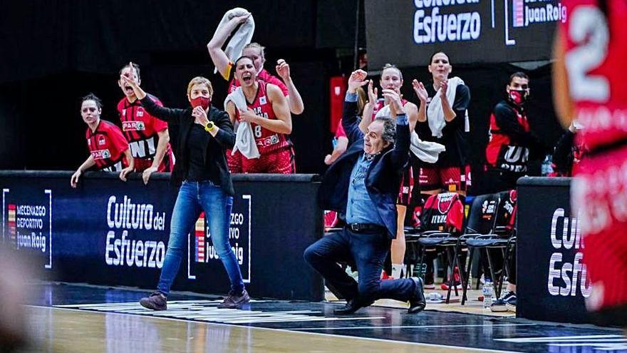 Julbe, expressiu, en un moment del partit.