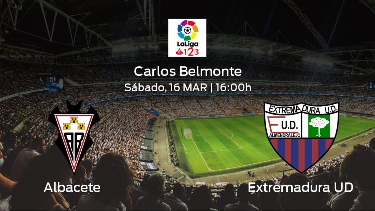 Jornada 30 de la Segunda División: Previa del encuentro Albacete - Extremadura UD