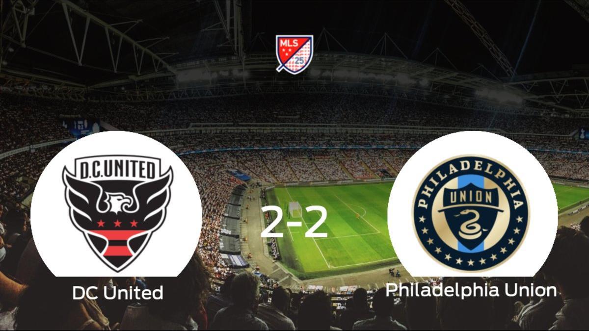 El DC United y el Philadelphia Union se reparten los puntos tras su empate a dos