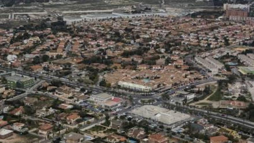 Imagen aérea de San Vicente del Raspeig.