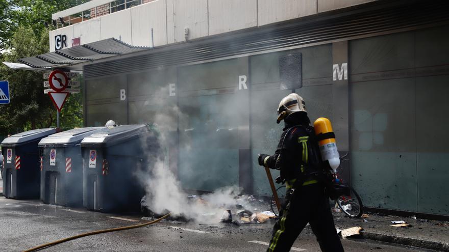 La quema de contenedores en Córdoba se frena y cae casi un tercio entre enero y julio