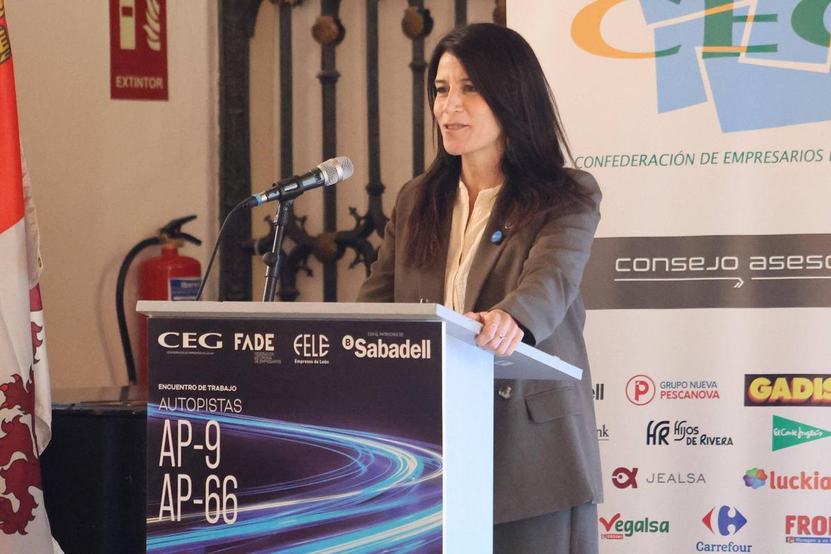 María Martínez Allegue, durante su intervención