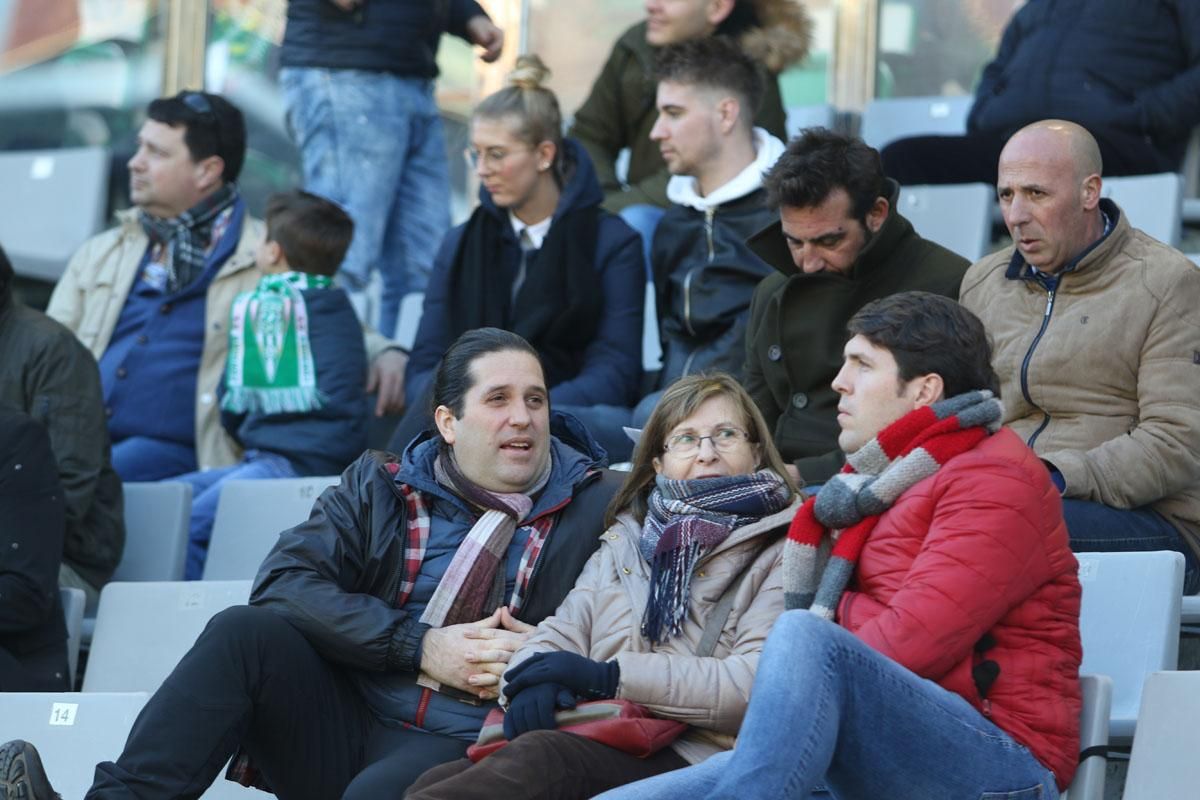 La afición blanquiverde en el Córdoba-Albacete