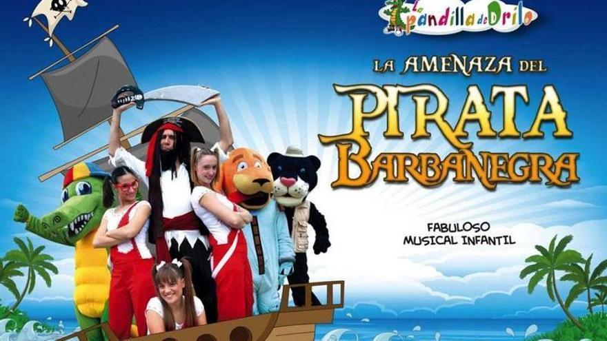 Drilo y su pandilla se enfrentan  al pirata Barbanegra en el Villa de Molina